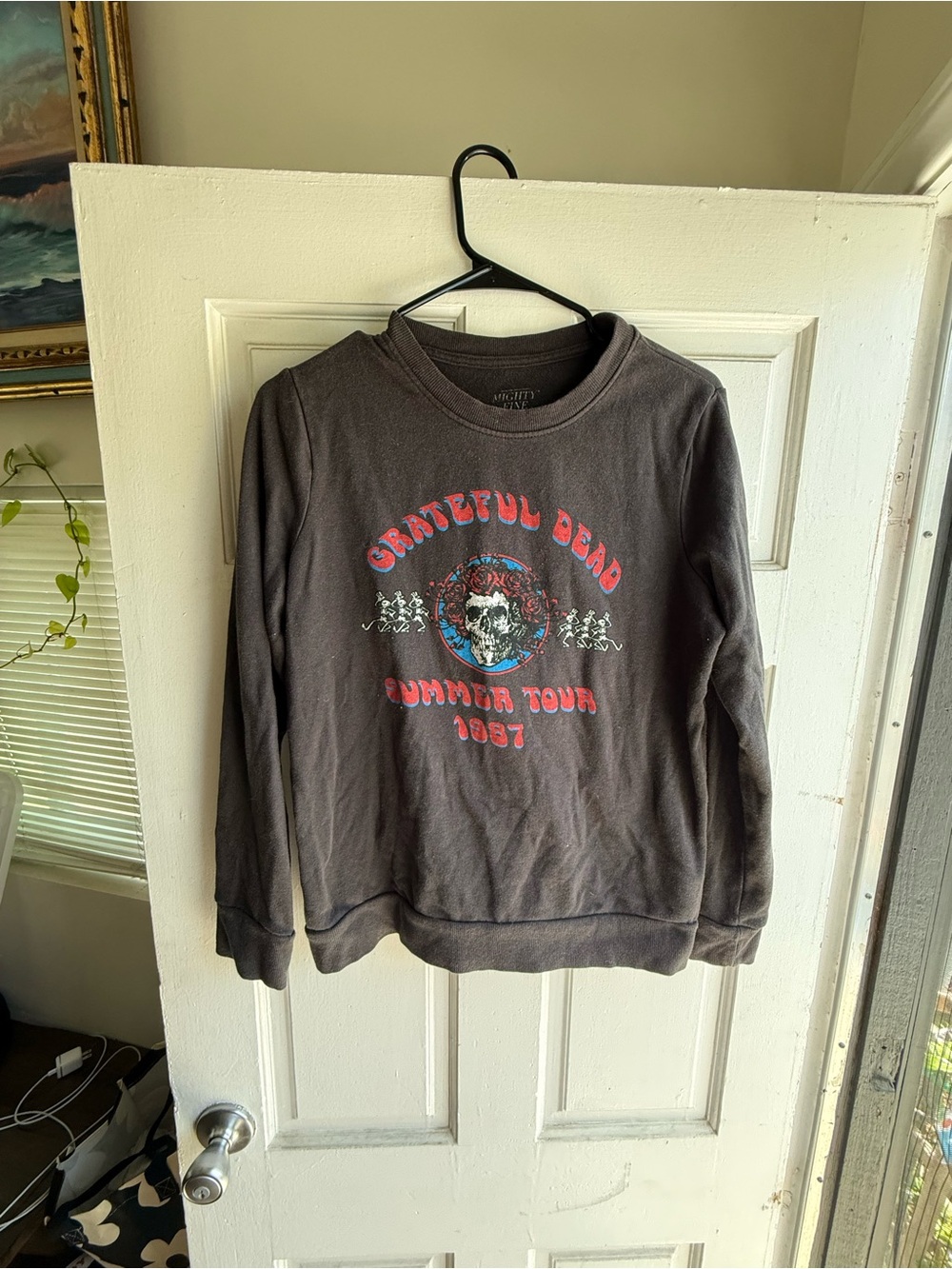 Mighty Fine Grateful Dead Long-Sleeve Graphic Sweatshirt
